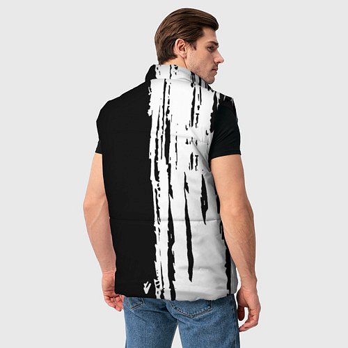 Мужской жилет Tottenham Hotspur белые краски / 3D-Черный – фото 4