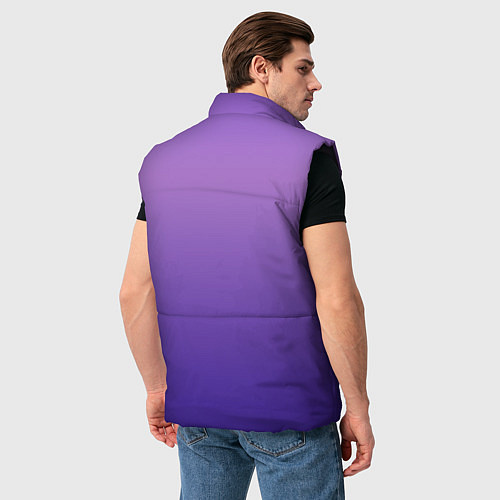 Мужской жилет The color is purple / 3D-Черный – фото 4