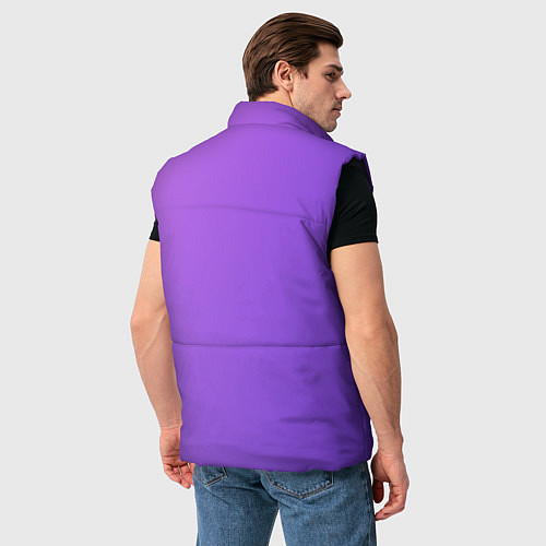 Мужской жилет The color is purple / 3D-Черный – фото 4