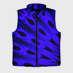 Мужской жилет Color neon blue, цвет: 3D-черный