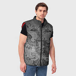 Мужской жилет Герб России, цвет: 3D-красный — фото 2