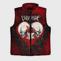 Мужской жилет BFMV: Duo Skulls, цвет: 3D-красный