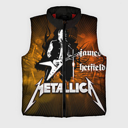 Мужской жилет Metallica: James Hetfield, цвет: 3D-красный
