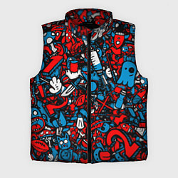 Мужской жилет Стикербомбинг, цвет: 3D-красный