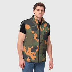Мужской жилет Камуфляж: хаки/оранжевый, цвет: 3D-светло-серый — фото 2