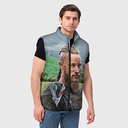Мужской жилет Рагнар Лодброк, цвет: 3D-черный — фото 2