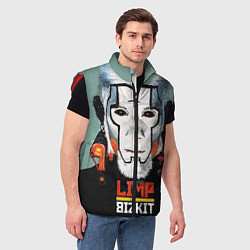 Мужской жилет Limp Bizkit: Faith Face, цвет: 3D-красный — фото 2