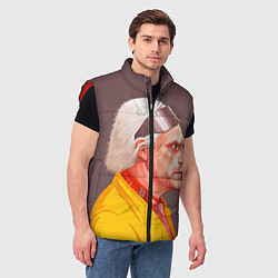 Мужской жилет Доктор Браун, цвет: 3D-красный — фото 2