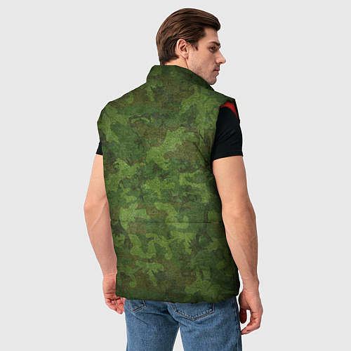 Мужской жилет Самый лучший дед / 3D-Красный – фото 4