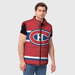 Мужской жилет Montreal Canadiens, цвет: 3D-красный — фото 2