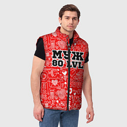 Мужской жилет Муж 80 LVL, цвет: 3D-черный — фото 2