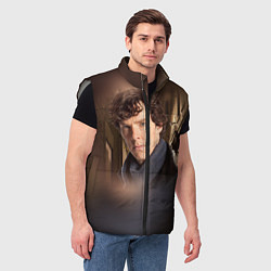 Мужской жилет Бенедикт Камбербэтч 1, цвет: 3D-светло-серый — фото 2