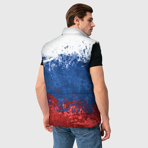 Мужской жилет Русский хоккеист / 3D-Черный – фото 4