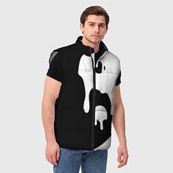 Мужской жилет Инь Янь, цвет: 3D-светло-серый — фото 2