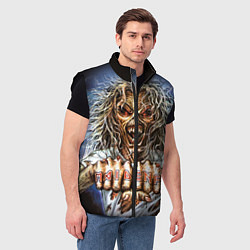 Мужской жилет Iron Maiden: Maidenfc, цвет: 3D-черный — фото 2