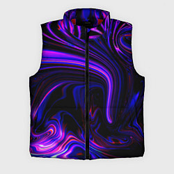 Мужской жилет Цветные разводы, цвет: 3D-красный