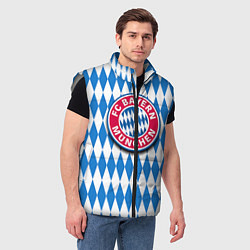 Мужской жилет FC Bayern Munchen, цвет: 3D-светло-серый — фото 2