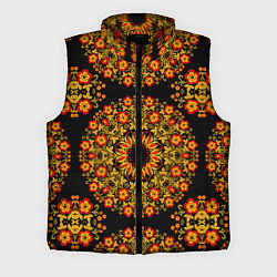 Мужской жилет Хохлома Роспись, цвет: 3D-красный