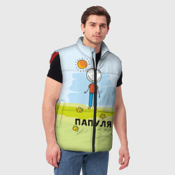 Мужской жилет Папуля, цвет: 3D-красный — фото 2