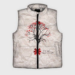 Мужской жилет RHCP: Red Tree, цвет: 3D-светло-серый