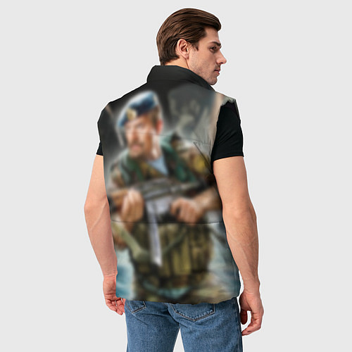 Мужской жилет ВДВ / 3D-Черный – фото 4