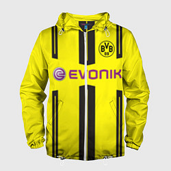 Ветровка с капюшоном мужская BVB FC: Evonik, цвет: 3D-белый