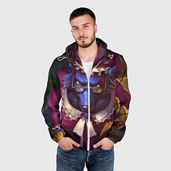 Ветровка с капюшоном мужская Warwick, цвет: 3D-белый — фото 2