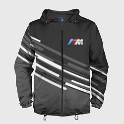 Ветровка с капюшоном мужская BMW: Sport Line, цвет: 3D-черный