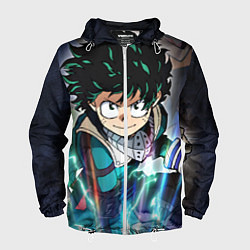 Мужская ветровка My Hero Academia синий свет