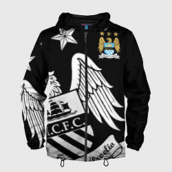 Ветровка с капюшоном мужская FC Manchester City: Exclusive, цвет: 3D-черный
