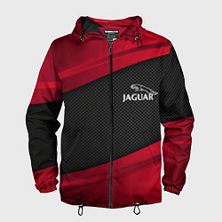 Ветровка с капюшоном мужская Jaguar: Red Sport, цвет: 3D-черный