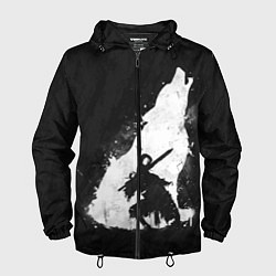Ветровка с капюшоном мужская Dark Souls: Howling Wolf, цвет: 3D-черный