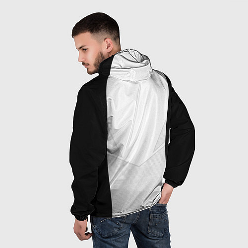 Мужская ветровка JUVENTUS SPORT / 3D-Белый – фото 4