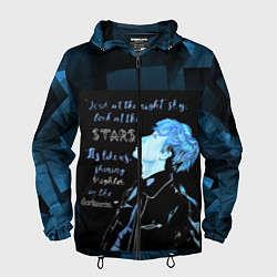 Ветровка с капюшоном мужская Stray Kids, цвет: 3D-черный