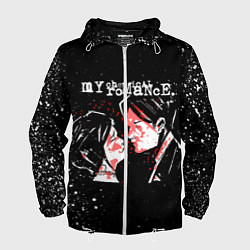 Ветровка с капюшоном мужская My Chemical Romance, цвет: 3D-белый