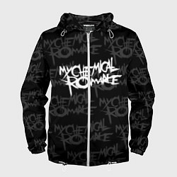 Ветровка с капюшоном мужская My Chemical Romance, цвет: 3D-белый