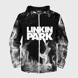 Ветровка с капюшоном мужская LINKIN PARK, цвет: 3D-белый