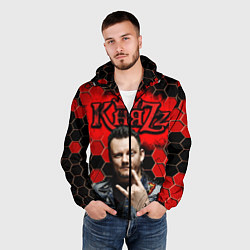 Ветровка с капюшоном мужская Князь, цвет: 3D-черный — фото 2