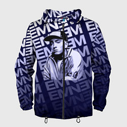 Ветровка с капюшоном мужская Eminem, цвет: 3D-черный