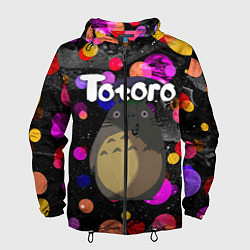 Ветровка с капюшоном мужская Totoro, цвет: 3D-черный