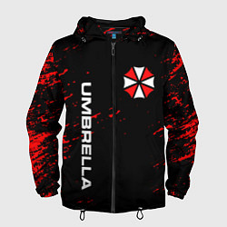 Ветровка с капюшоном мужская UMBRELLA CORPORATION, цвет: 3D-черный