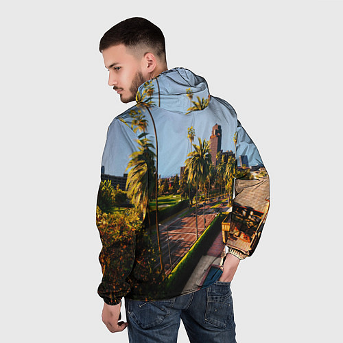 Мужская ветровка Grand Theft Auto / 3D-Черный – фото 4