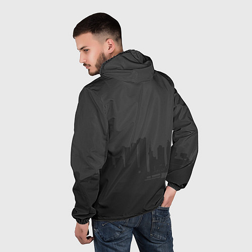 Мужская ветровка ROCKSTAR / 3D-Белый – фото 4