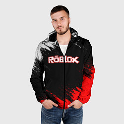Ветровка с капюшоном мужская ROBLOX, цвет: 3D-черный — фото 2