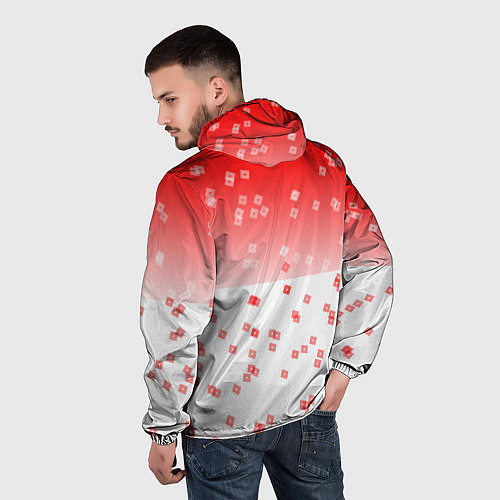 Мужская ветровка ROBLOX / 3D-Белый – фото 4