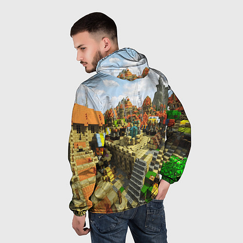 Мужская ветровка ROBLOX / 3D-Белый – фото 4