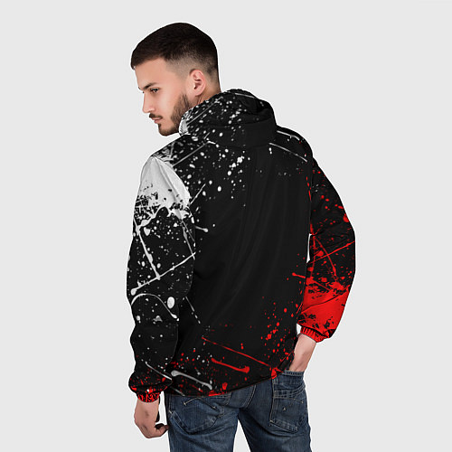 Мужская ветровка DEAD BY DAYLIGHT / 3D-Черный – фото 4