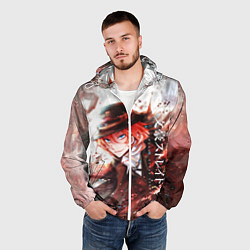 Ветровка с капюшоном мужская Bungou Stray Dogs, цвет: 3D-белый — фото 2