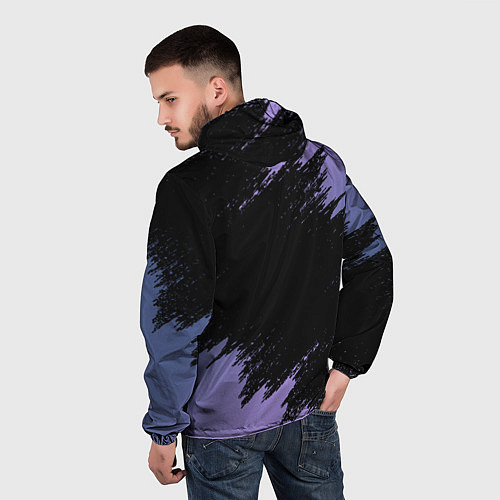 Мужская ветровка Стальной алхимик / 3D-Белый – фото 4