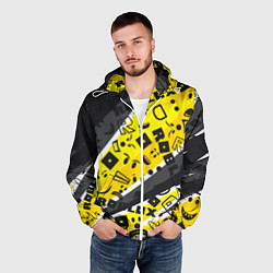 Ветровка с капюшоном мужская Roblox, цвет: 3D-белый — фото 2